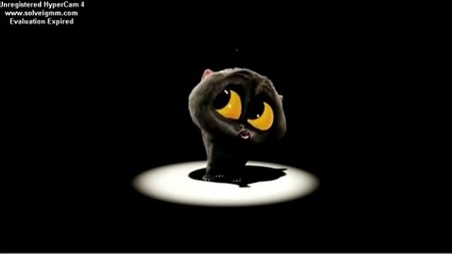 KITTEH KITTEH Scatman full song.mov. Чёрный кот. смотреть онлайн