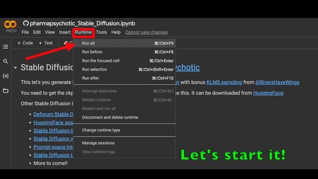 Quick & Easy Tutorial for Stable Diffusion Google Colab (Make your own pictures!). смотреть онлайн