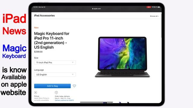 iPad Pro 2020 magic keyboard NOW AVAILABLE!!! смотреть онлайн