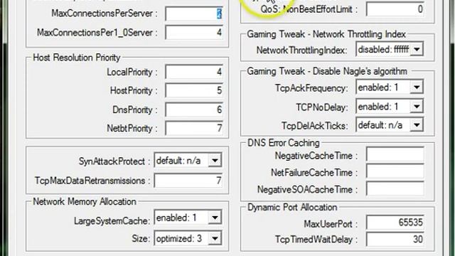 TCP Optimizer - best settings for games [dedicated NIC] смотреть онлайн