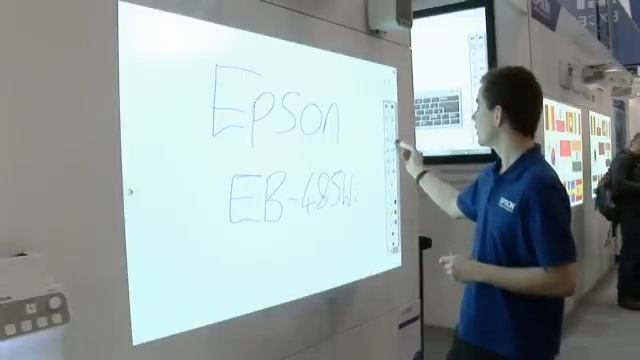Epson EB-485wi Interactive Projector And DC20 Visualiser