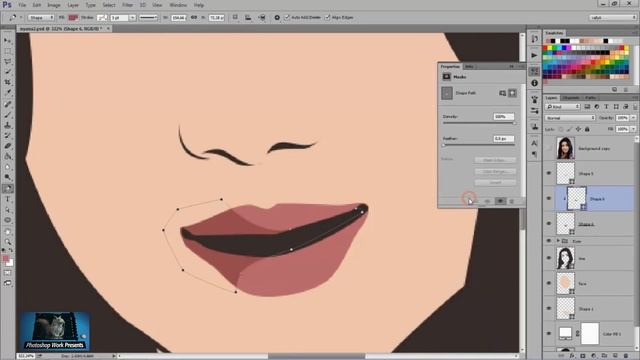 Photoshop CS2 Tutorials- VECTOR VEXEL PHOTOSHOP TUTORIAL FACE смотреть онлайн