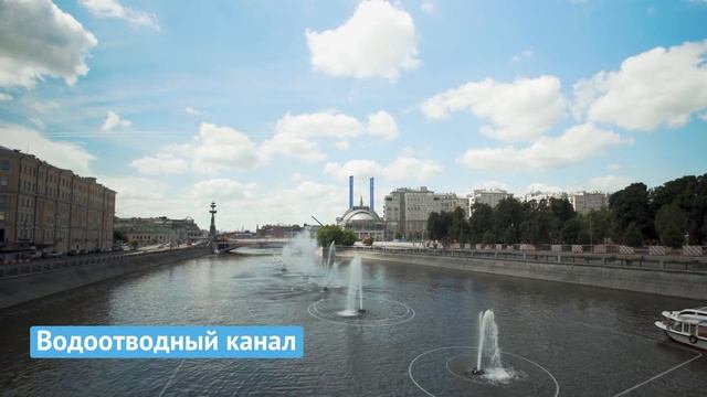 Фонтаны в городе: Биржевая площадь, Водоотводный канал, Болотная набережная смотреть онлайн
