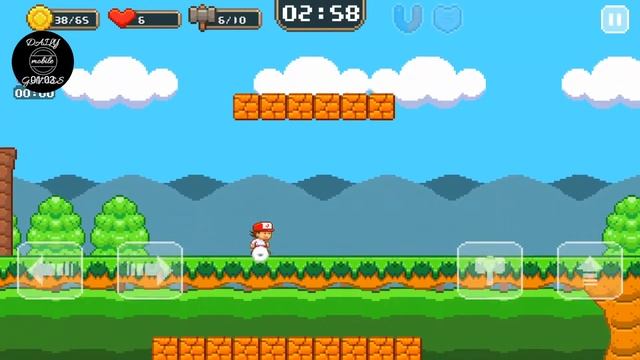 Super JIM Jump | Level #1-6 | Super MARIO like game смотреть онлайн
