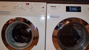 Siemens vs miele wash race: easy care 60°c vs quick power wash (1hr15)