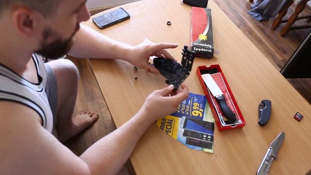 Новый нож. Распаковка ножа Spyderco Bill Moran. смотреть онлайн