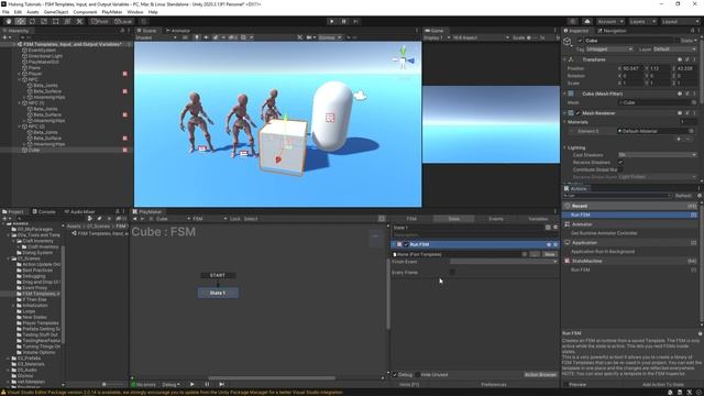 Intro to FSM Templates, Input Variables, and Output Variables смотреть онлайн