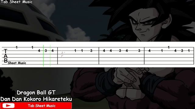 Dragon Ball GT OP - Mi Corazón Encantado Guitarra Tutorial смотреть онлайн