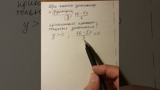 Функция положительна. смотреть онлайн