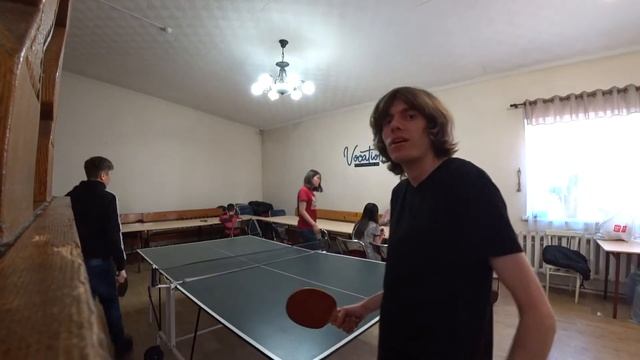 Осваиваем настольный теннис! PING-PONG CHALLENGE смотреть онлайн