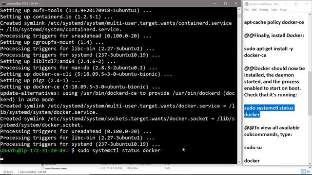 Install docker on ubuntu server смотреть онлайн