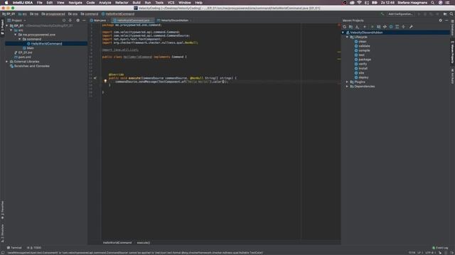 Velocity coding tutorial | Season 1 - Episode 1 смотреть онлайн