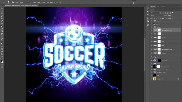 Energy FX - Electricity Photoshop Action смотреть онлайн