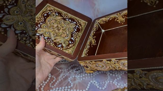 Шкатулка!!! Точечная роспись! смотреть онлайн