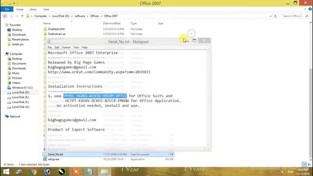 How to install MS WORD 2007 in your PC for beginners... смотреть онлайн