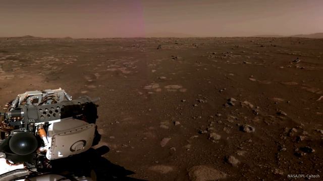 Первая панорама, снятая ровером NASA Персеверанс, звуки с Марса, замедленное видео спуска ровера смотреть онлайн