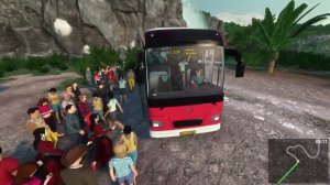 Bus world | Сценарий "Юг Китая" | Серия 5 "Туристы" — к водопаду и пещерам