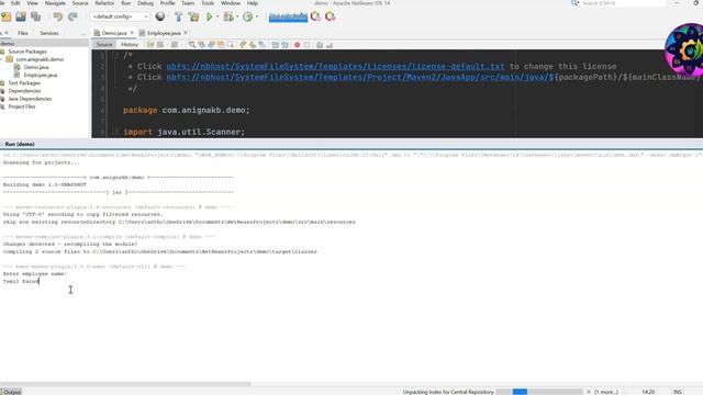 Create JAR from a Java Project using NetBeans IDE and Maven смотреть онлайн