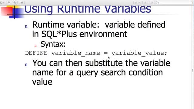 Oracle Database - Lecture 10 смотреть онлайн
