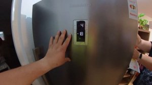 как одеть ручку на холодильник