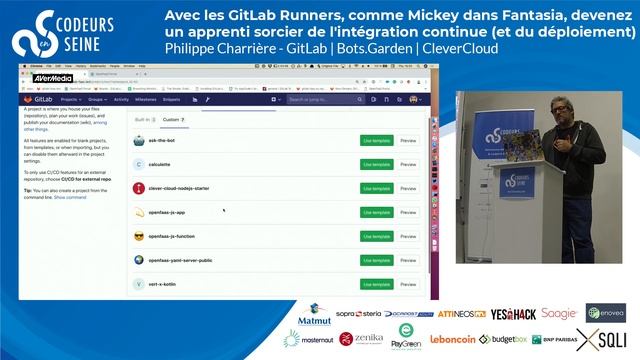 Avec les GitLab Runners, devenez un apprenti sorcier de l'intégration continue - Philippe Charrière смотреть онлайн