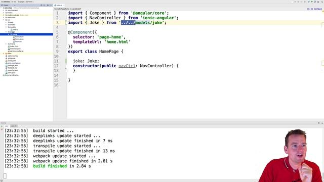 Ionic Mobile Apps | S2P4 | Initializing a Joke in the home page смотреть онлайн