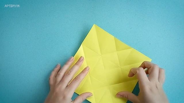 Квадратный подарочный конверт оригами | Как сделать упаковку для подарка из бумаги без клея смотреть онлайн