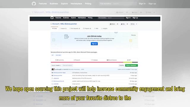 WSL-DistroLauncher is an open source tool designed to lure Linux distros to the Microsoft Store смотреть онлайн
