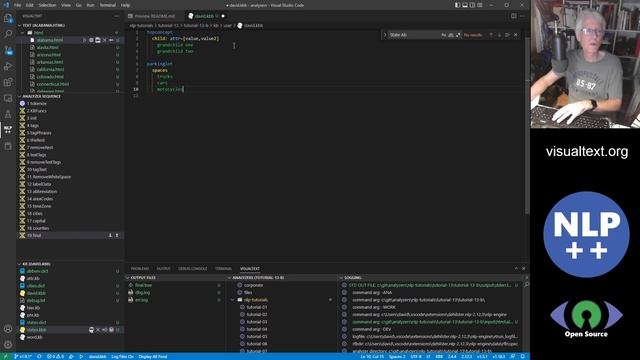 Tutorial 13: Explaining Version 2 of VisualText and the NLP Engine смотреть онлайн