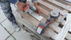 Как резать плитку болгаркой (Видео №3)