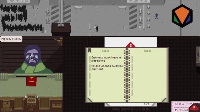Glory To Arstotzka - Papers, Please - Part 1 смотреть онлайн