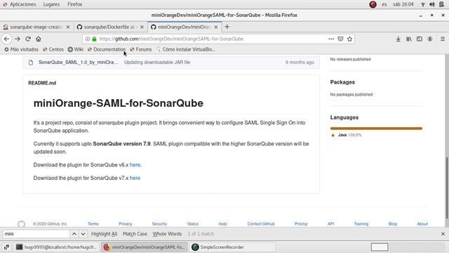Desplegar SonarQube con Jenkins | Imagen personalizada | SonarQube SSO | miniorange plugin | Docker смотреть онлайн