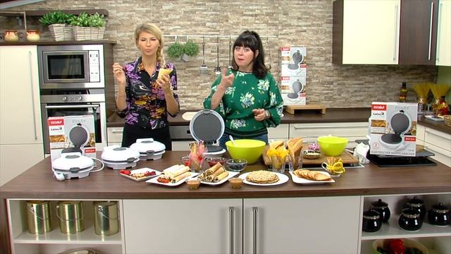 Elektrisches Waffeleisen Backeisen für Hörnchen Waffeltüten im www.express-shop.tv смотреть онлайн