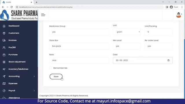 Pharmacy management system with source code | Pharmacy software system | PHP Project Source Code смотреть онлайн