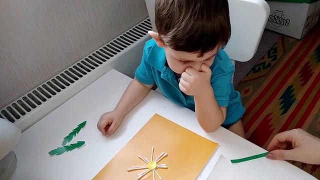 Сегодня делаем аппликацию "Одуванчик" смотреть онлайн