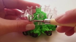 KРИПЕР Minecraft из резинок на станке МОНСТР ТЭИЛ , Monstertail, Радужки Rainbow Loom