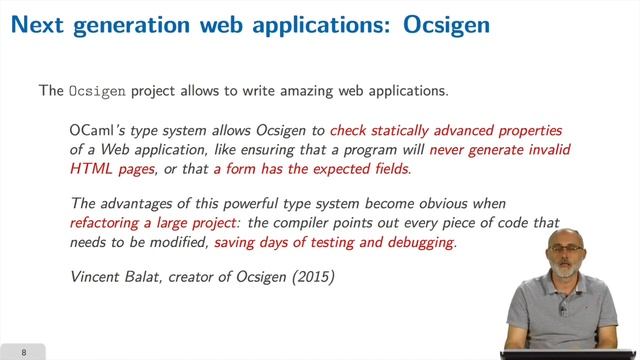 W0S3, WHY THE OCAML LANGUAGE: MEET THE USERS смотреть онлайн