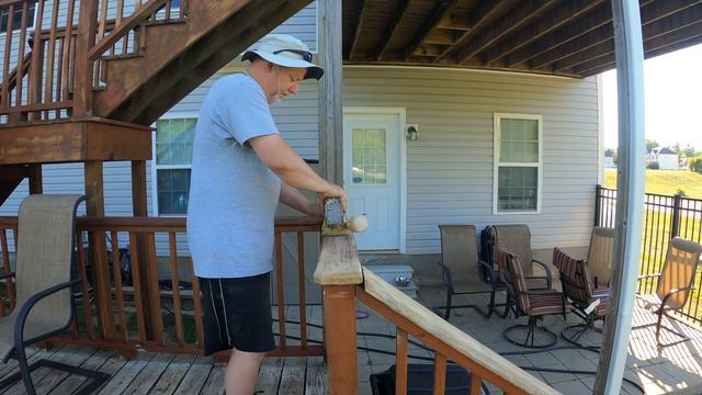 2022 Deck Maintenance Part 2 of Many. Ryobi 18V Palm Sander Review and Usage. смотреть онлайн