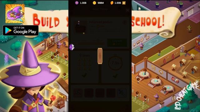 Idle Magic School | Unlimited Money ( Infinite Coin , Flower , Stone ) смотреть онлайн