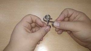 Решение головоломки №6. "Гвоздики с кольцами №2". Проволочные головоломки.