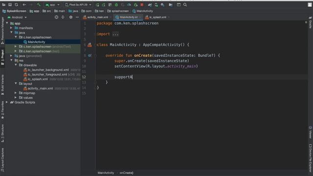 SplashScreen作ってみた?　Android Kotlin смотреть онлайн