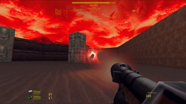 Doom Remake 4 | Doom Mod | Doom E2M8 : Tower of Babel | Cyberdemon Boss Battle смотреть онлайн