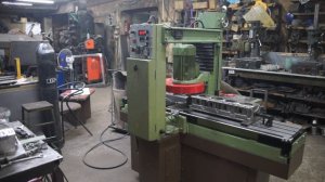 Станок для фрезеровки головки блока цилиндров. 1 часть