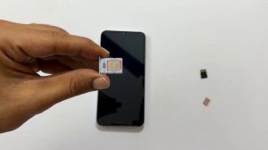 Samsung Galaxy A15 5G  Insert SIM card and MicroSD card