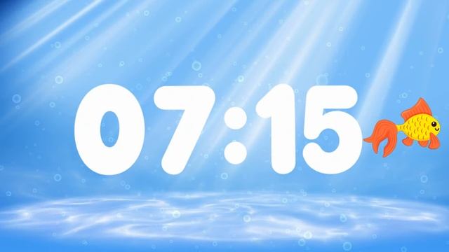 15 Minute Countdown Timer for Kids with Alarm and Fun Music | Under the Sea ? смотреть онлайн