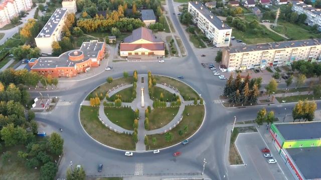 Площадь победы с квадрокоптера. Киров Калужская область смотреть онлайн