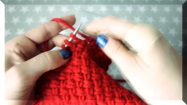 Вязаная шапка спицами!) Плотным теплым узором) МК! смотреть онлайн