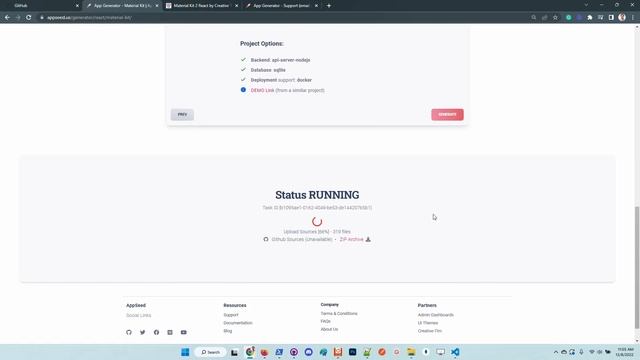 React App Generator - Material Kit Design (Free) | AppSeed смотреть онлайн