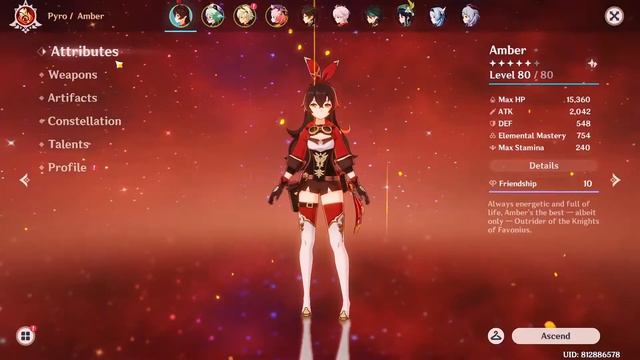 GENSHIN IMPACT AMBER TRUE POTENTIAL SHOWCASE + BUILD смотреть онлайн
