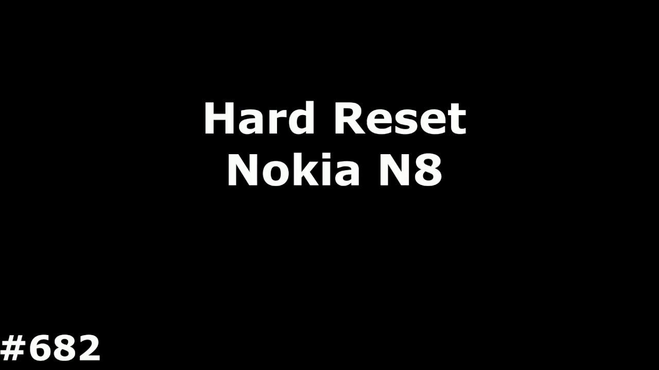 Сброс настроек Nokia N8-00. Hard Reset Nokia N8 смотреть онлайн